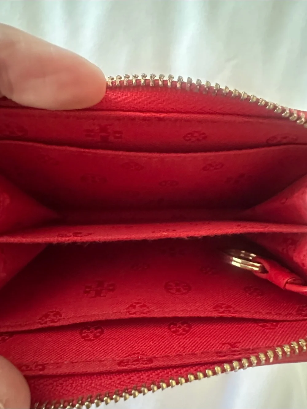 Tory Burch compact zip